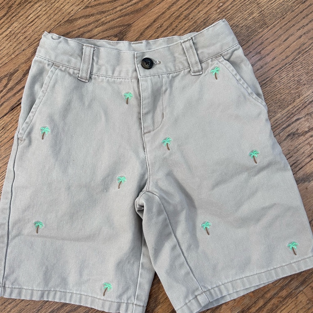 Janie and jack boys shorts bar harbor breeze palm trees
